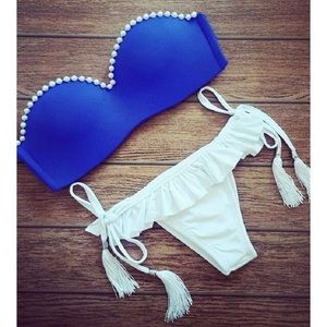 White Brazilian Bikini Bottoms